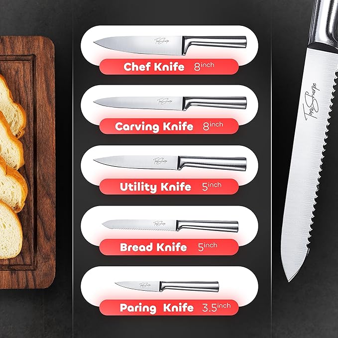 Knife-set-5-Silver