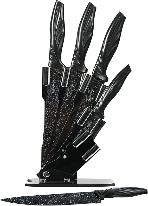 Black dotted knives (Pack of 5)